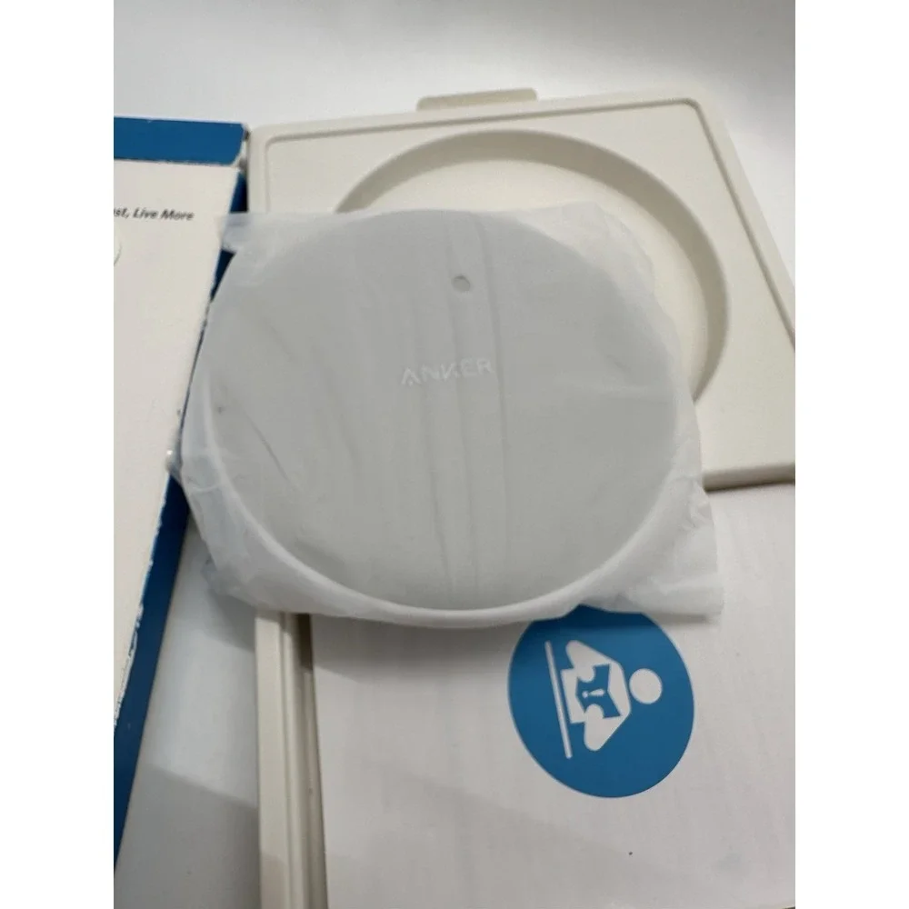Anker PowerWave Pad Wireless Charging Pad White‎ Qi Open Box New